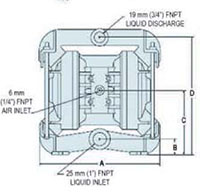 1 Inch Air-Operated Diaphragm Pump-3